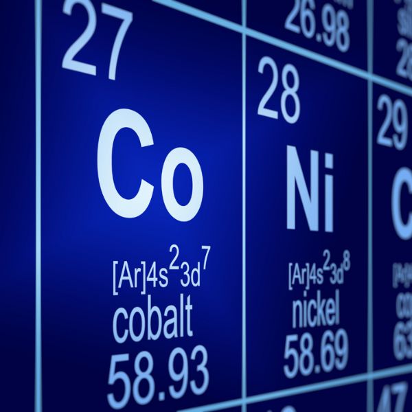 Image of cobalt and nickel on periodic table
